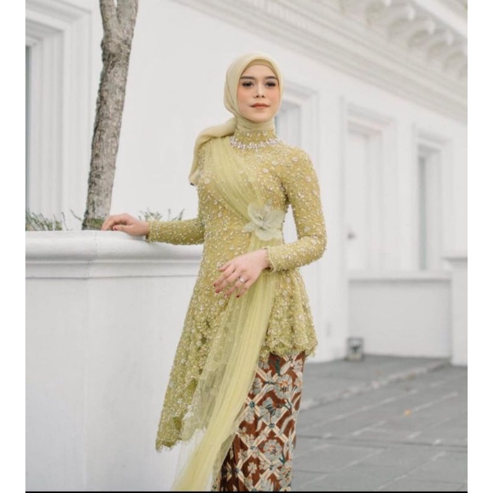 ATASAN TUNIK LESLAR UKURAN M L XL XXL KEBAYA TUNIK KEBAYA MODERN KEBAYA WISUDA KEBAYA MURAH 2021