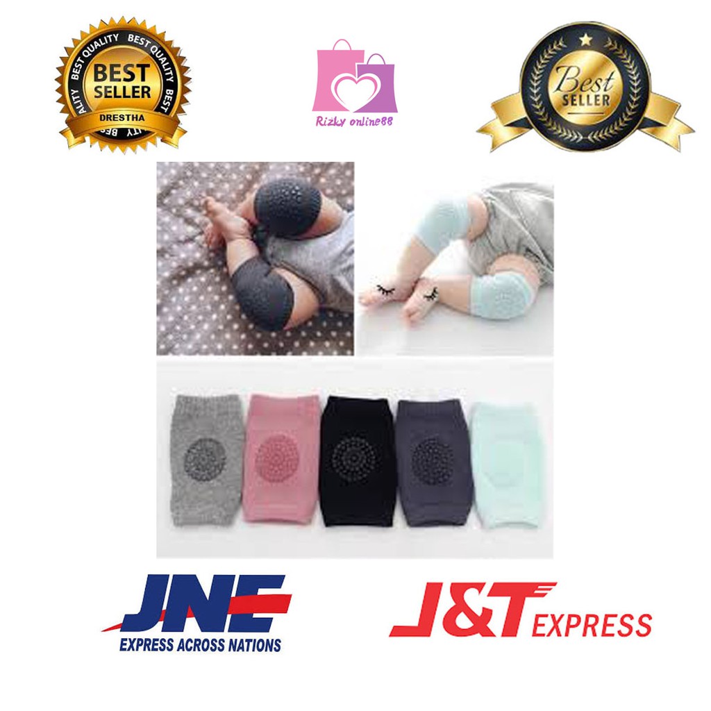 Rizkyonline88 kaos kaki pelindung lutut anak bayi / knee protector / kneepad baby socks