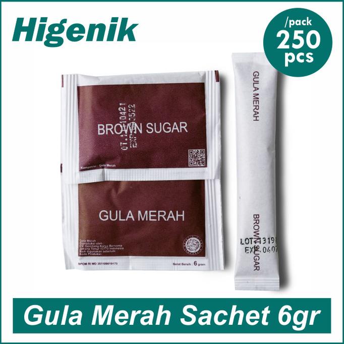 

Big Sale Gula Merah Sachet 6 Gram / Brown Sugar / Gula Saset Hotel / Gula Aren Big Sale