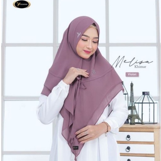 (BISA COD) khimar Yessana / Bergo hijab melisa