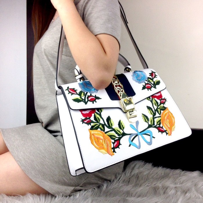 Tas Kerja Wanita / Handbag / Shoulder Bag Tas Gucci Import Branded Gc1665