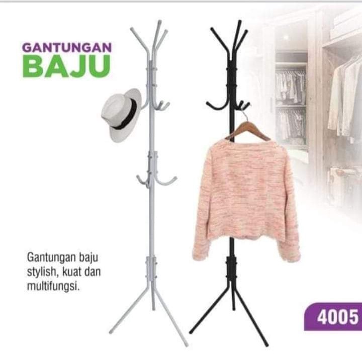 STANDING STAND HANGER SINGLE TUNGGAL / GANTUNGAN BERDIRI BAJU PAKAIAN GSF G 4005 / GSF 4005 / GSF G-4005