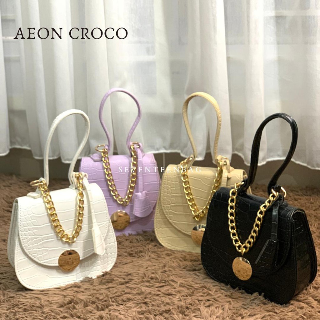 ARCELL - AEON CROCO BAG | TAS WANITA TERMURAH