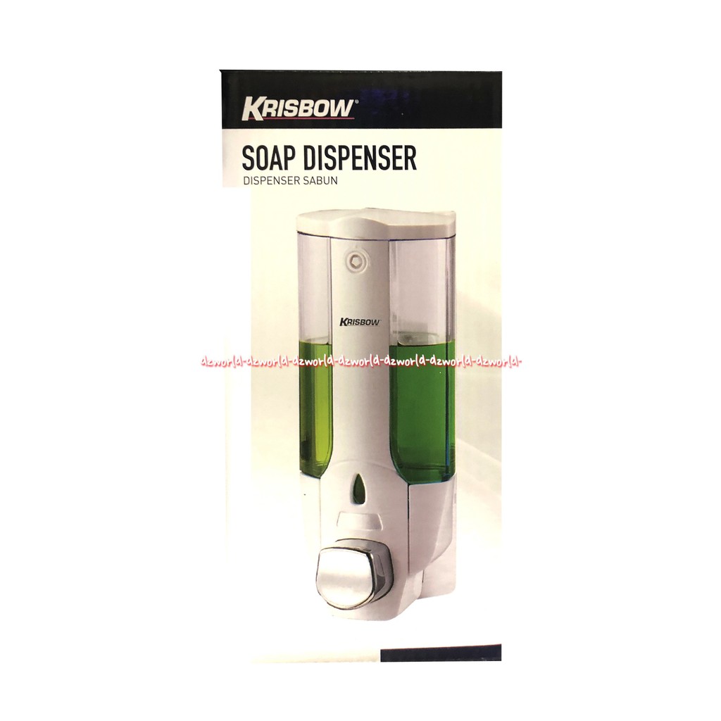 Krisbow Soap Dispenser 380ml Tempat Sabun Mandi Sabun Cuci Tangan Shampoo Cair Di Toilet Kamar Mandi Model Tekan Pencet Soaps Dispencer Kris Bow 380 ml