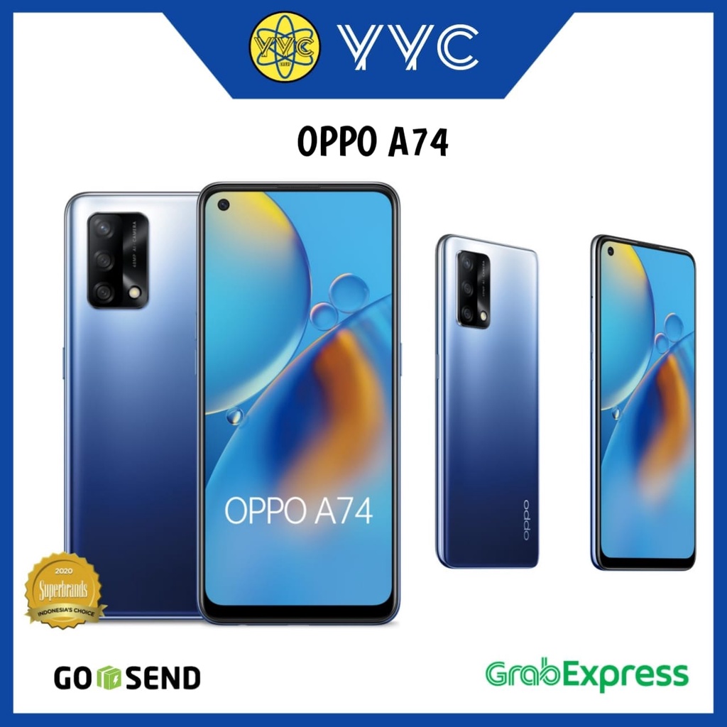 HP OPPO A74 RAM 6/128 RAM 6 ROM 128 - 5000mAh Battery