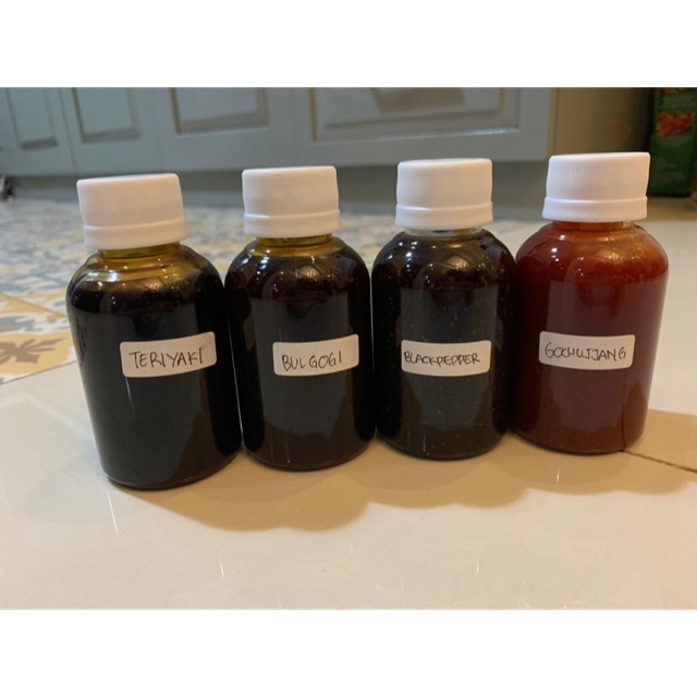 

Sauce grill 120ml saus teriyaki gochujjang bulgogi blackpepper
