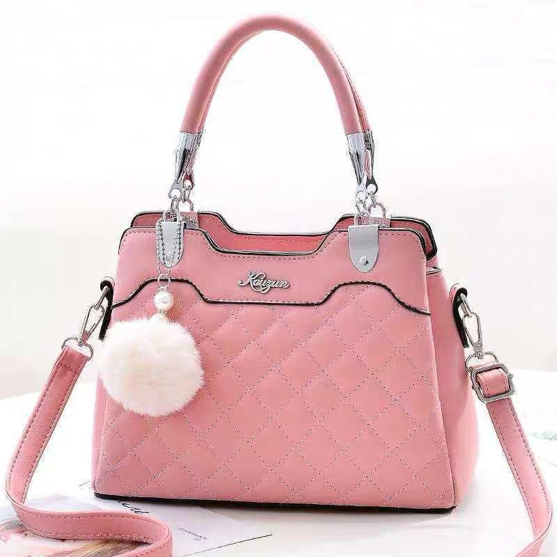 BJ1516 - YELLOW/KHAKI/GREEN/GREY/BLACK/PINK - TAS SLEMPANG JINJING TOTEBAG HANDBAG FREE GANTUNGAN BULU TAS WANITA FASHION IMPORT MODIS ELEGAN TERMURAH TERLARIS TERBARU BAGSTORE JAKARTA TAS BATAM BTH169B GT1666 LT1686 ZC7915 EL516 BQ2853 BTH169