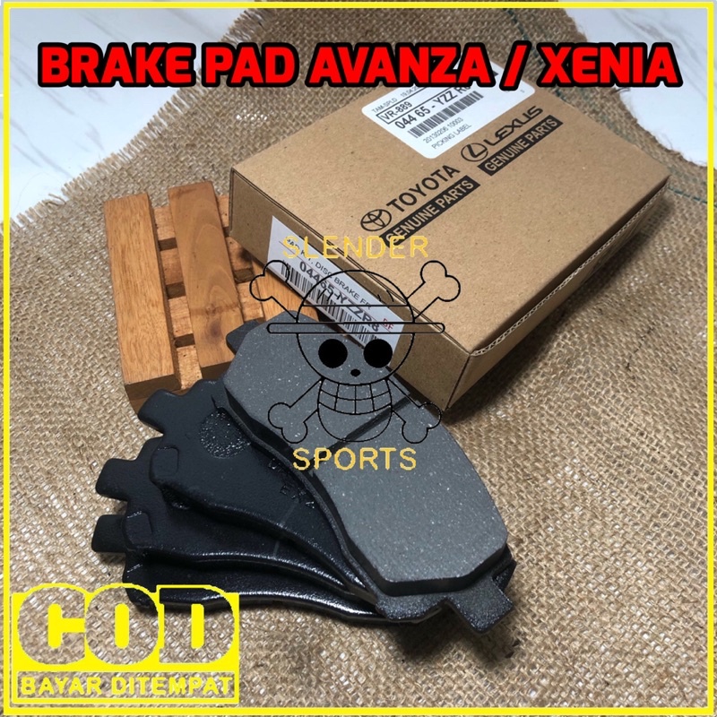 BRAKE PAD VELOZ TDW - KAMPAS REM DEPAN AVANZA XENIA - BRAKE DISC PAD ALL NEW AVANZA