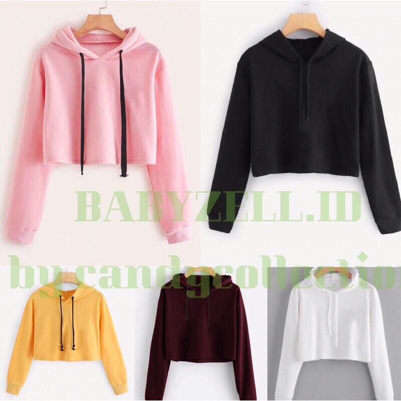 hoodie crop top
