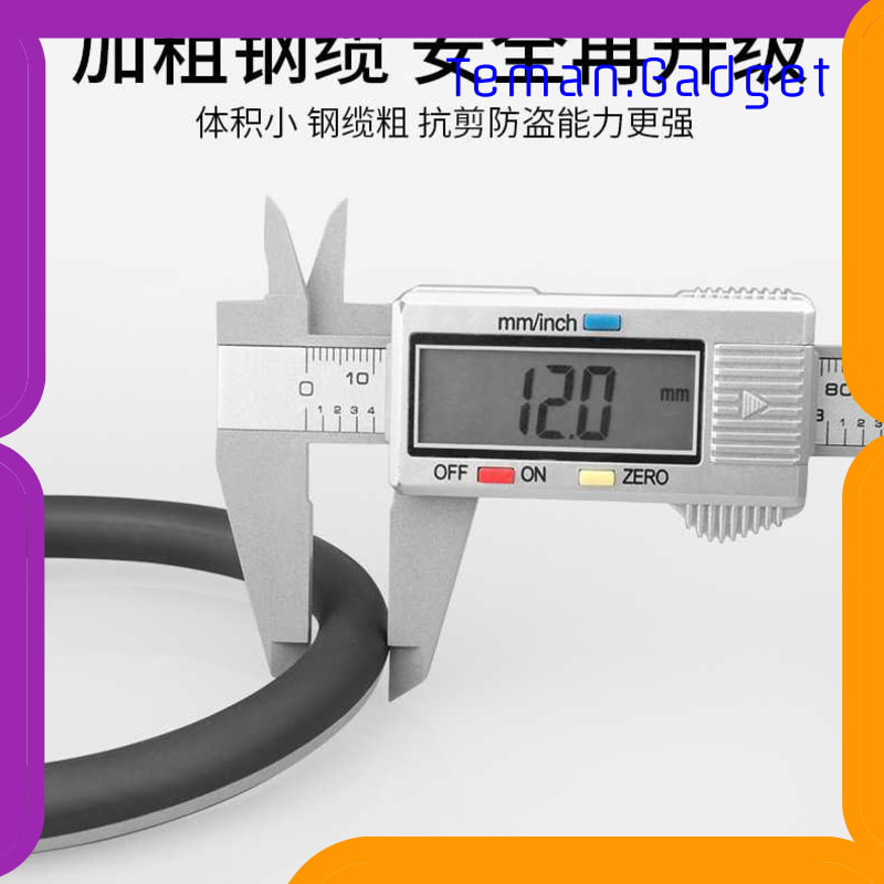 TG-IB740 CYCLINGBOX GEMBOK SEPEDA CABLE RING 110MM - BG-8238