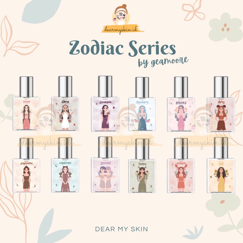 [ READY ] GEAMOORE ZODIAC SERIES PERFUME BPOM / PARFUM ZODIAK 15ml SPRAY