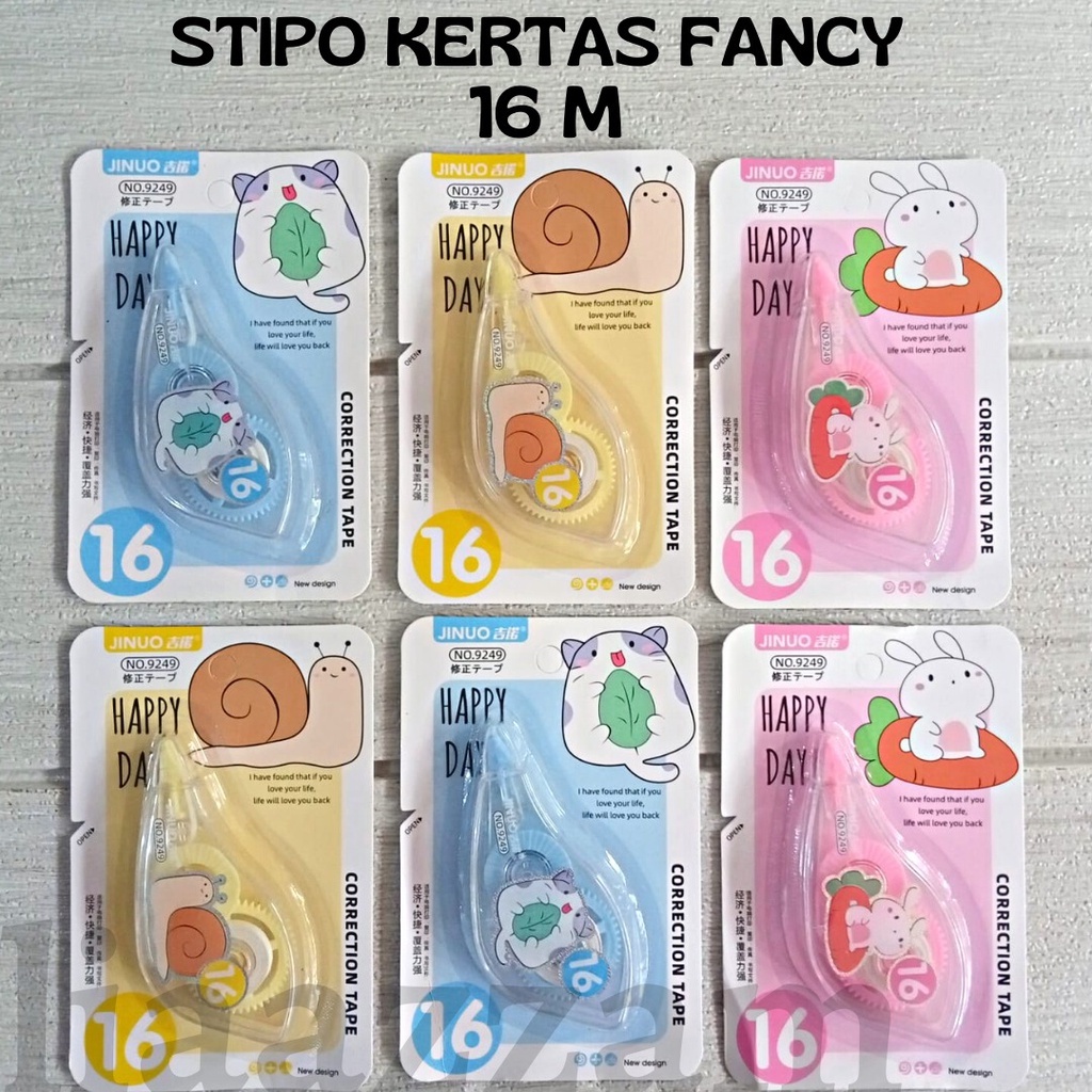 

STIPO Model Roll / TIP EX KERTAS Roll FANCY 16 METER