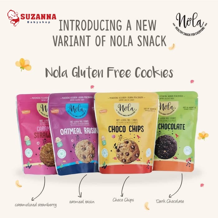 

Nola Gluten Free Cookies 75gr