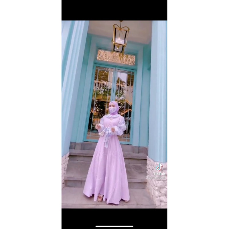 salsabila butik Gamis lebaran dress lebaran