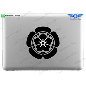 Garskin laptop Stiker Logo Oda Nobunaga Family Mon Crest Sticker
