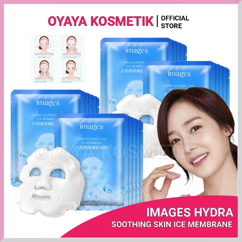 Images Masker Topeng Melembutkan dan Mencerahkan serta Merawat Kulit Images Hydra Soothing Ice Membrane Sheet Mask Facial Care BERKULITAS OYAYA KOSMETIK PEKANBARU ecer grosir Riau