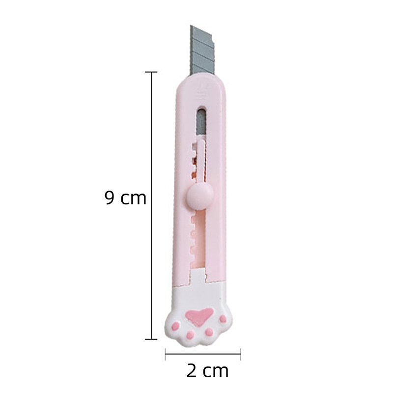 Creative Cute Cat Paw Series Utility Knife Student Mini Cartoon Paper Cutter