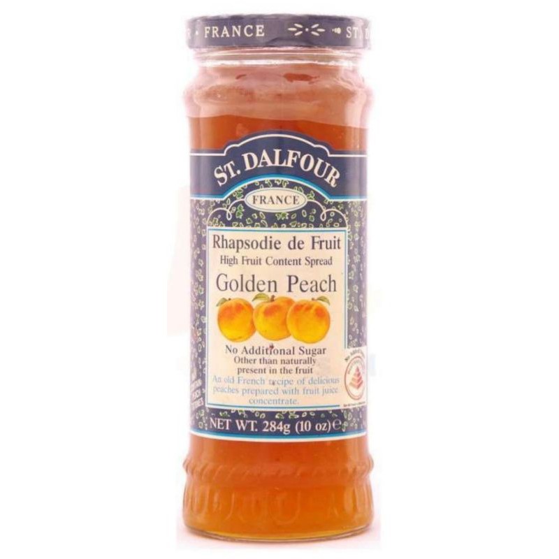 

St Dalfour Golden Peach Fruit Spread Jam Selai 284gr