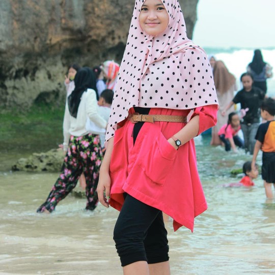 Tunik Lawasan Coklat Size Standar & Jumbo Original Batik Pekalongan