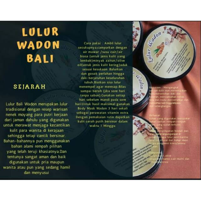 Lulur Wadon Bali
