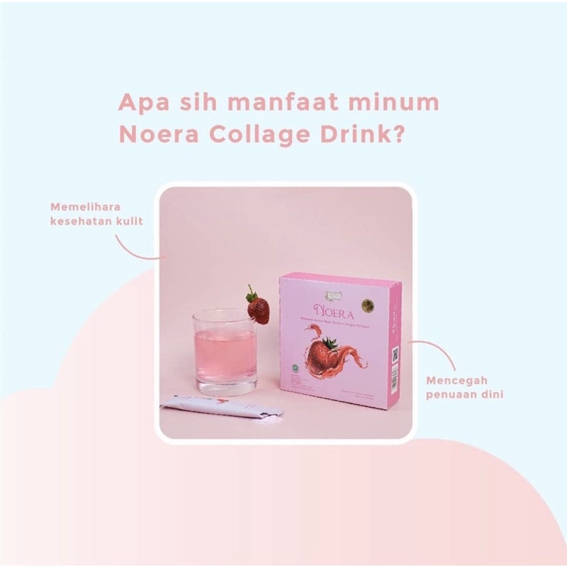 NOERA Collagen Drink - Suplemen Pemutih Kulit Badan BPOM Noera by Riesha