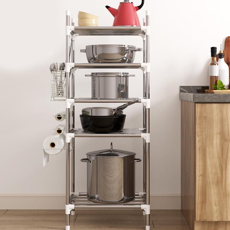 ✯Big Sale Greenland Rak Dapur Rak Peralatan Dapur Tempat Panci Wajan Rak Penyimpanan Rak Kamar Mandi