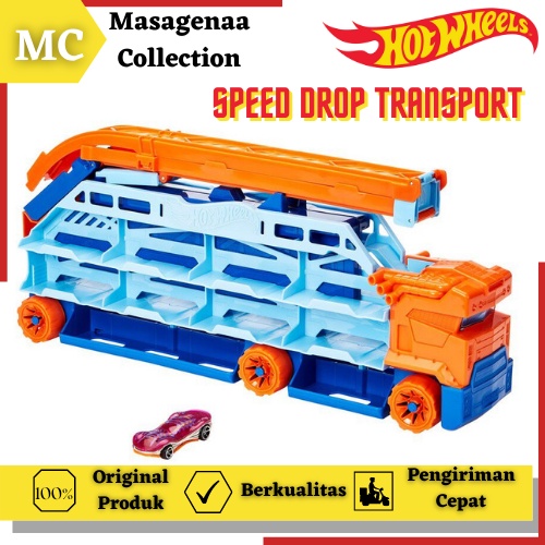 Mainan Maenan Lintasan Jalanan Arena Trek Hot Wheels Hotwheels Hotwheel Track Truck Speed Drop Trans