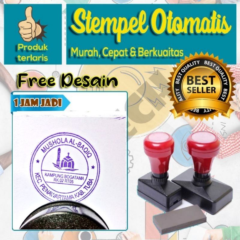 

Stempel Mushola D40 / Stempel Otomatis