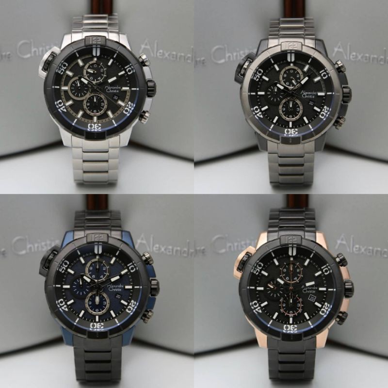 JAM TANGAN ALEXANDRE CHRISTIE PRIA AC 6554 ORIGINAL