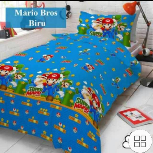 sprei mario bross uk 90x200x20