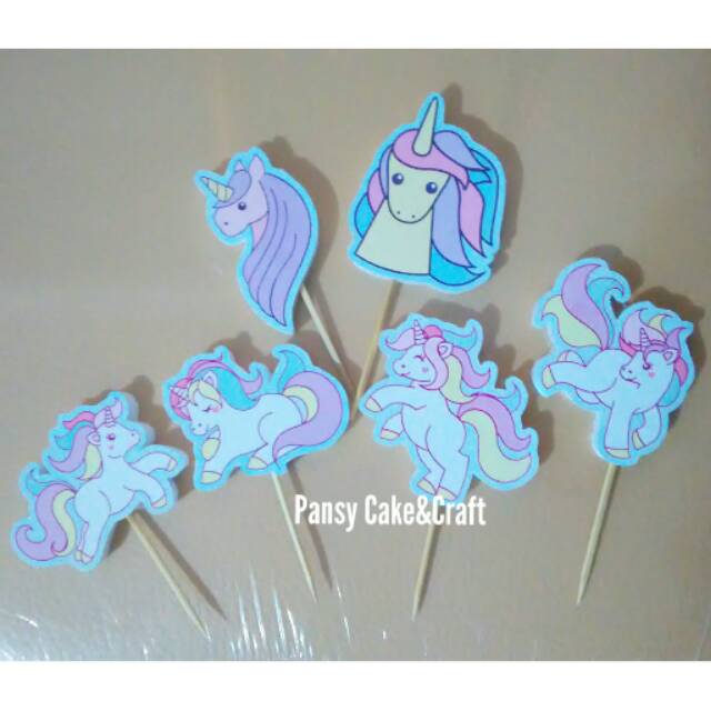 Cupcake topper Unicorn