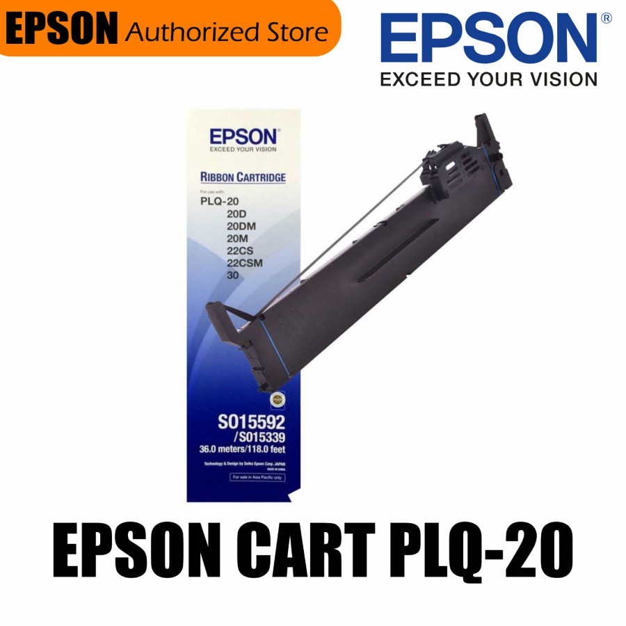 PLQ 20 / 22 / 30 / 35 / 50 RIBBON CARTRIDGE EPSON JAMIN ORIGINAL 100%