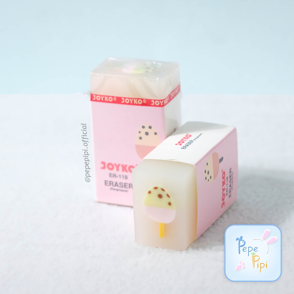 Penghapus Joyko Ice Cream ER-118 Es Krim Cone Semangka Eraser Setip Hapusan Pensil