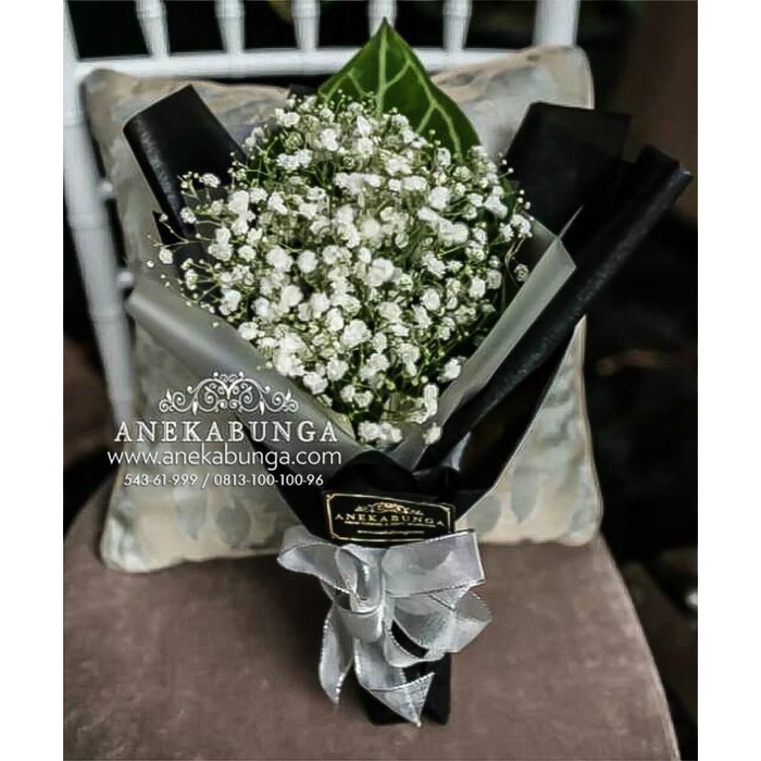 Buket Bunga Baby Breath Asli Fresh Hand Bouquet Flower Wedding Bucket
