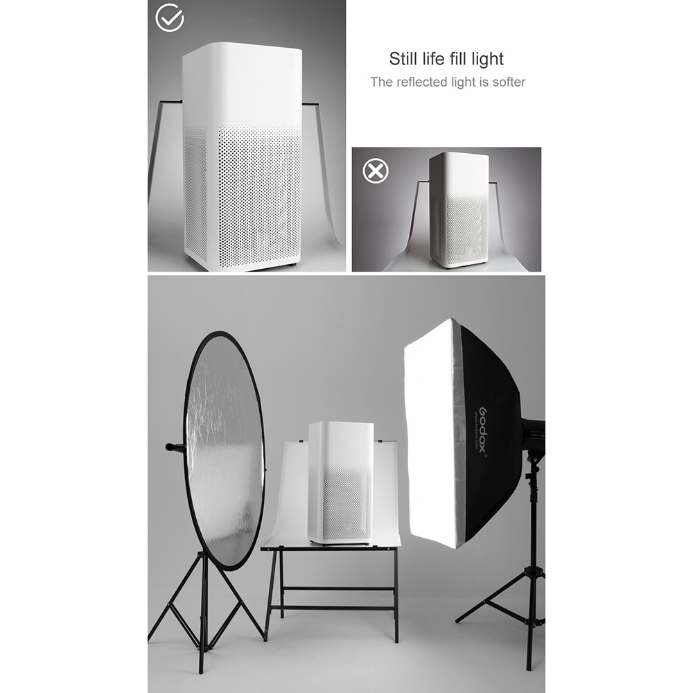 Godox Reflektor Cahaya Studio Foto 5 in 1 110cm - RFT-05 - Black