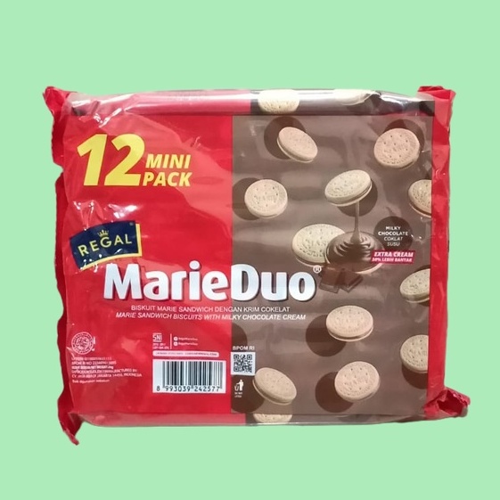 

REGAL Marie Duo Coklat Biscuit 20 g [12 pcs/box]