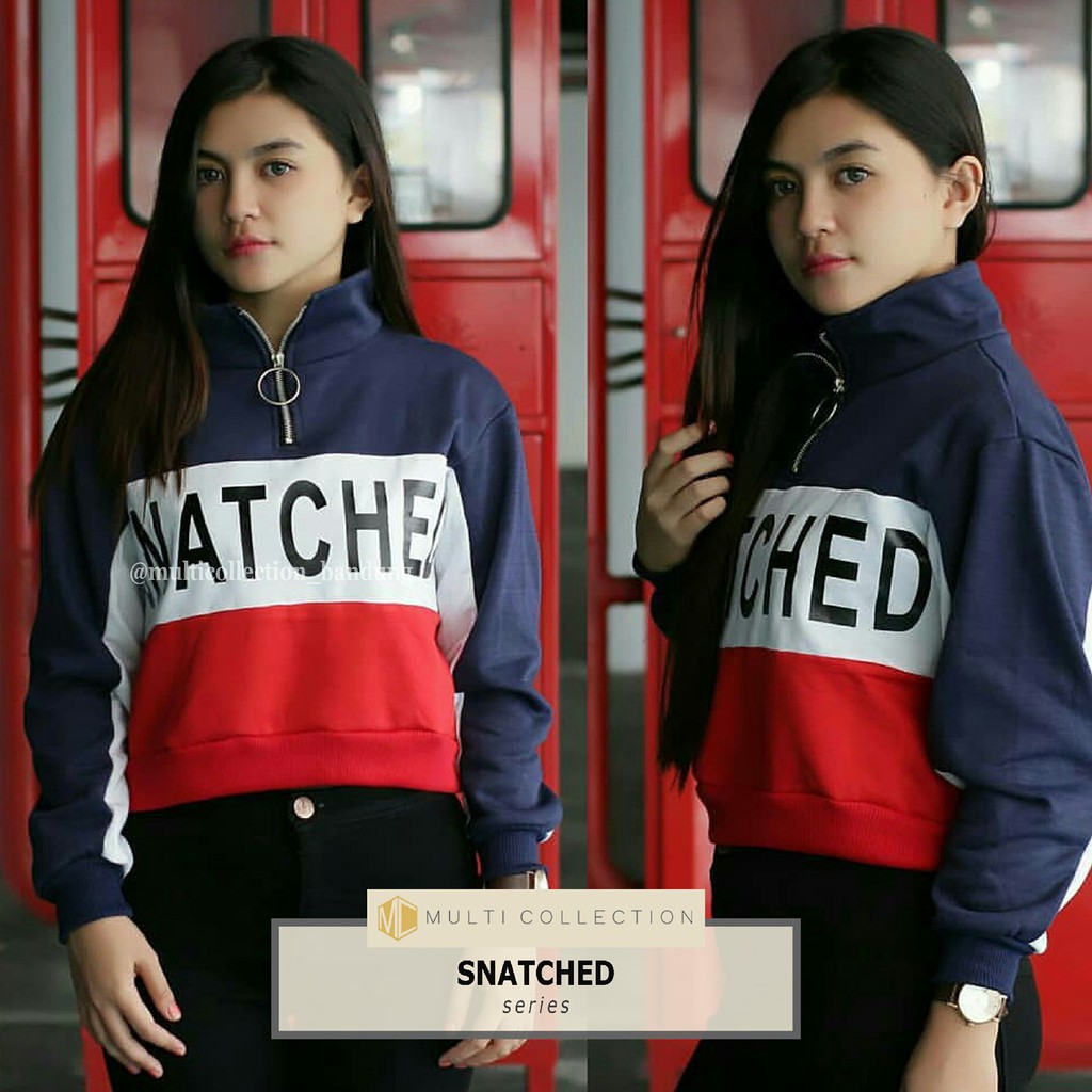  SWEATER  HOODIE SNATCHED MCRD Sweater  Casual Wanita 