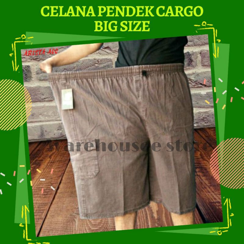 CELANA KOLOR CARGO PENDEK 3/4 + KANVAS PE