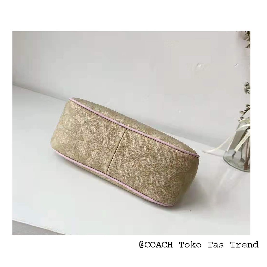 Sale !! Tas Wanita Original Coach 36674 Signature Top Handle Pouch Tas Bahu Coach Tas Selempang  Woman Bahu Wanita