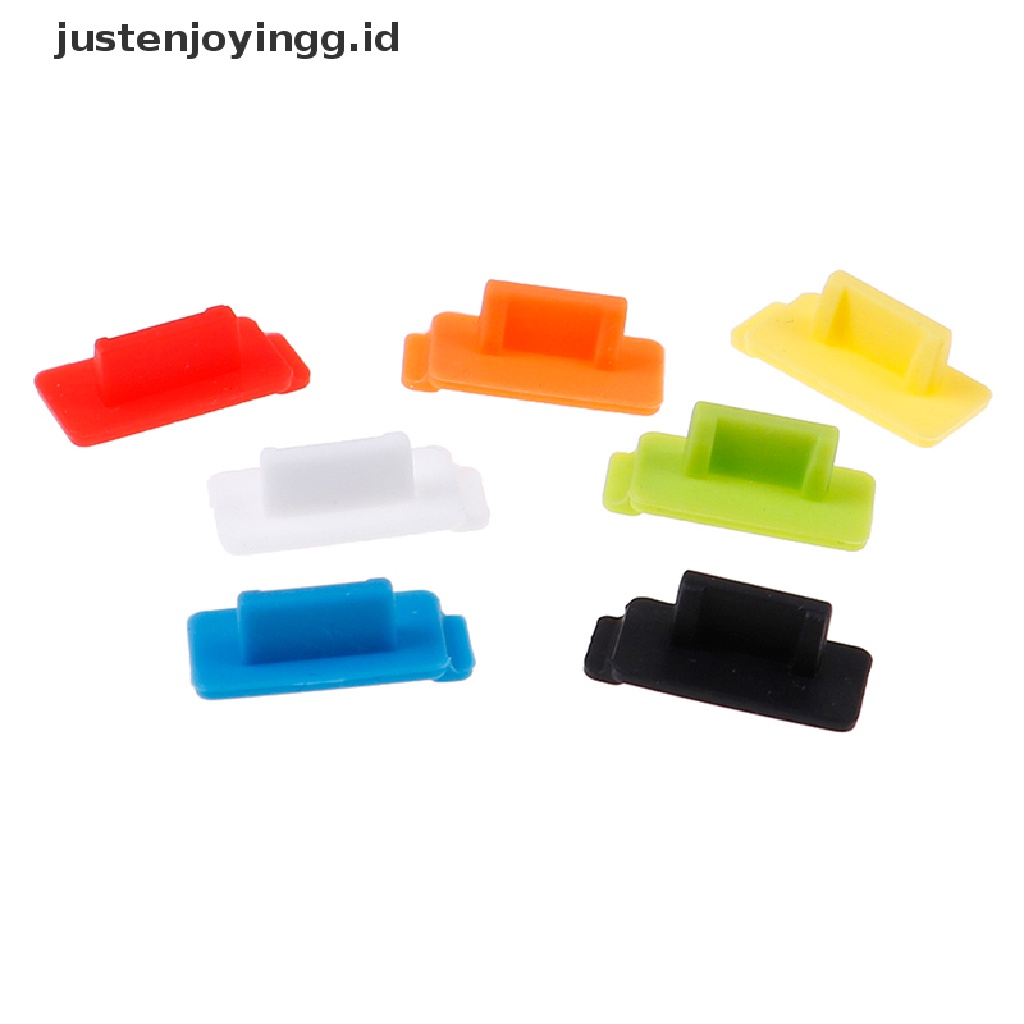 // justenjoyingg.id // 5pcs Universal usb dust plug port charger cover jack interface dustproof ~