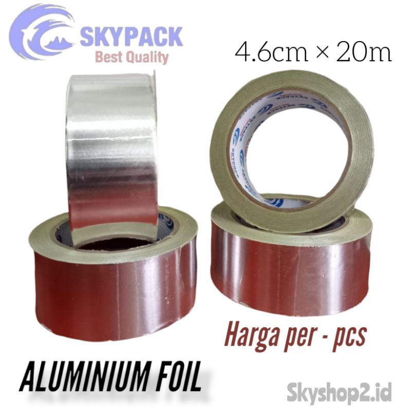 

ALUMINIUM FOIL SKYPACK UKURAN. 4.6CM × 20M