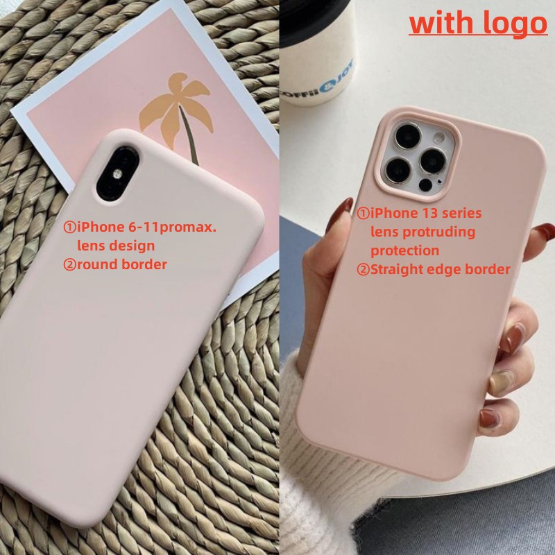 Soft Case Silikon Warna Ungu Tua Untuk IPhone 11 12 13 14 Pro X XR XS Max 7 8 Plus