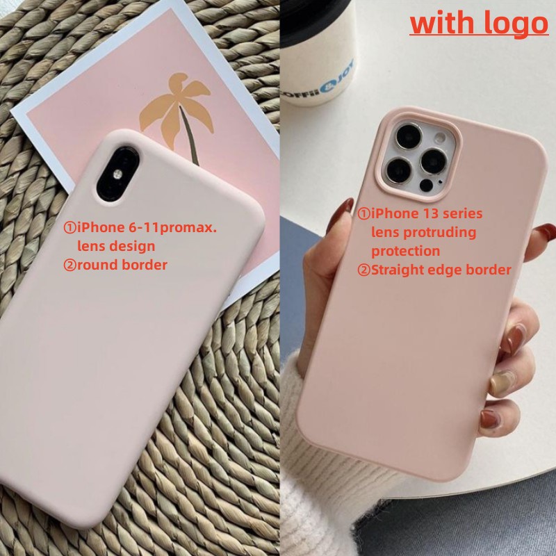 Soft Case Silikon Warna Putih Untuk iPhone 11 12 13 14 Pro Max X XR XS Max 6 6S 7 8 Plus