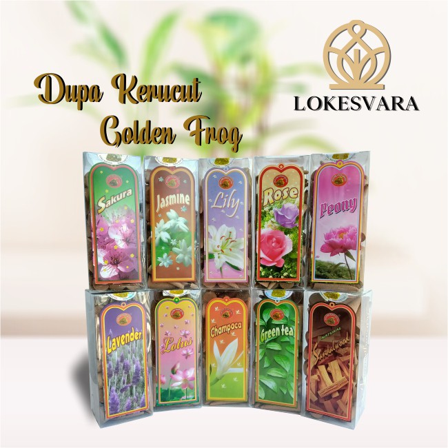 Dupa/ Hio Wangi Harum Kerucut/ Tumpeng/ Cone Golden Frog Malaysia