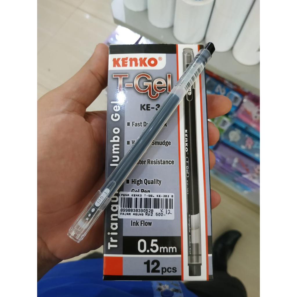 

Pena Triangular Jumbo Gell Ke-303 Original perkotak