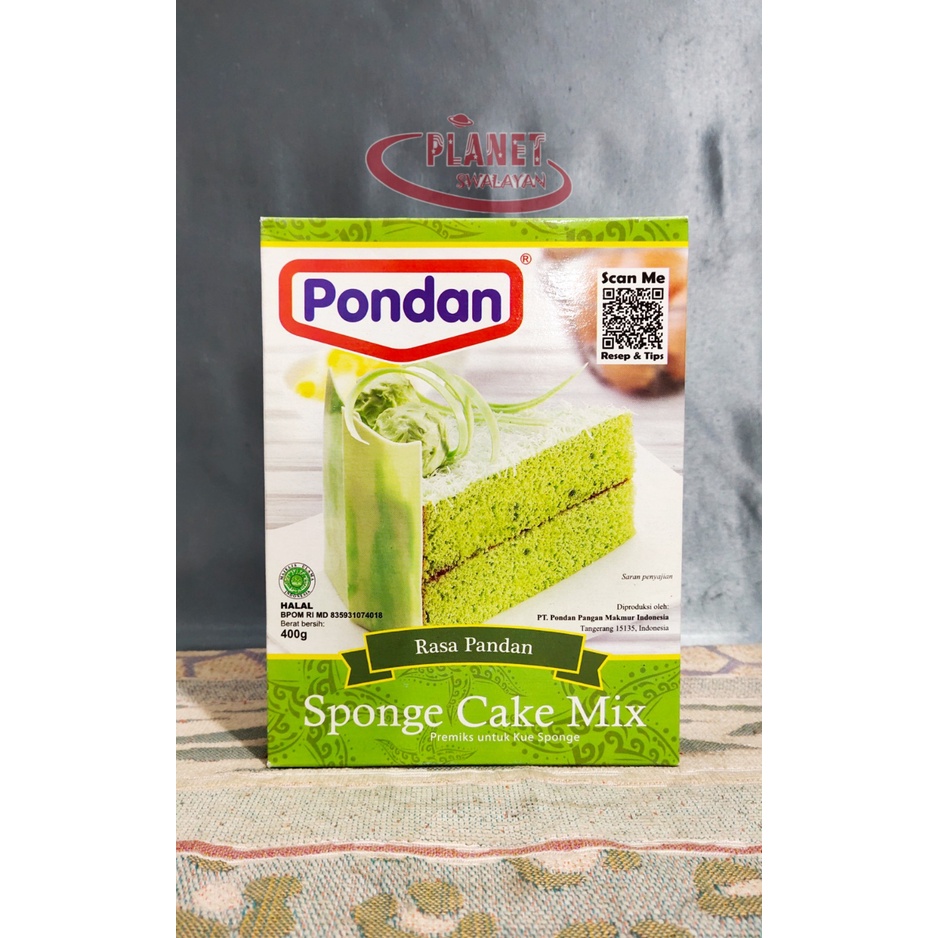 

PONDAN SPONGE CAKE MIX RASA PANDAN