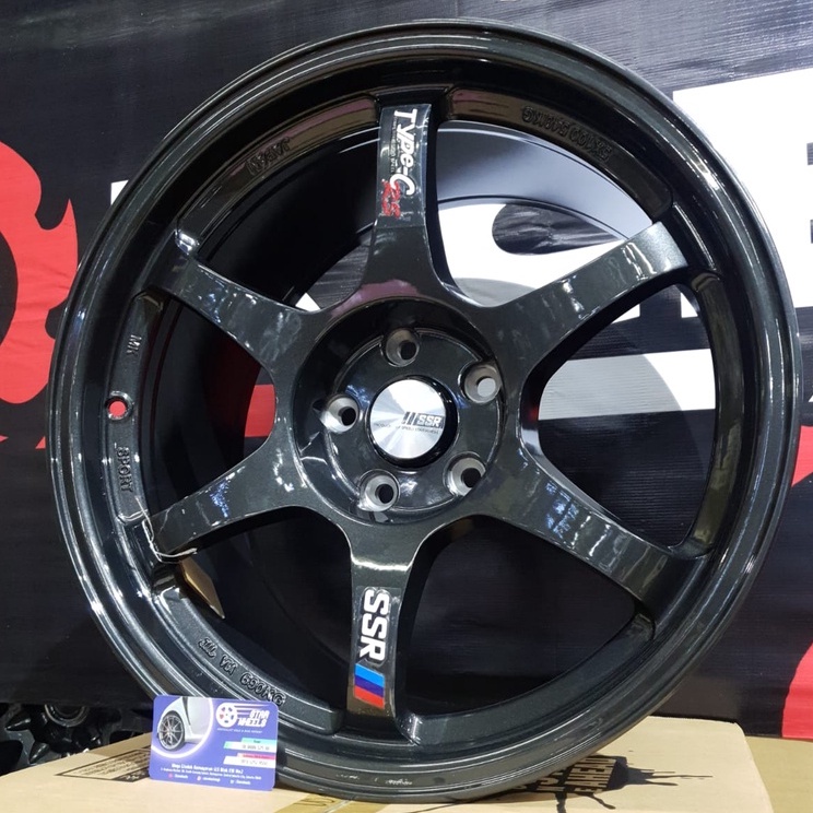 Velg Mobil SSR Type C RS FF R18 x 9.5 Pcd 5x114.3 Et 30