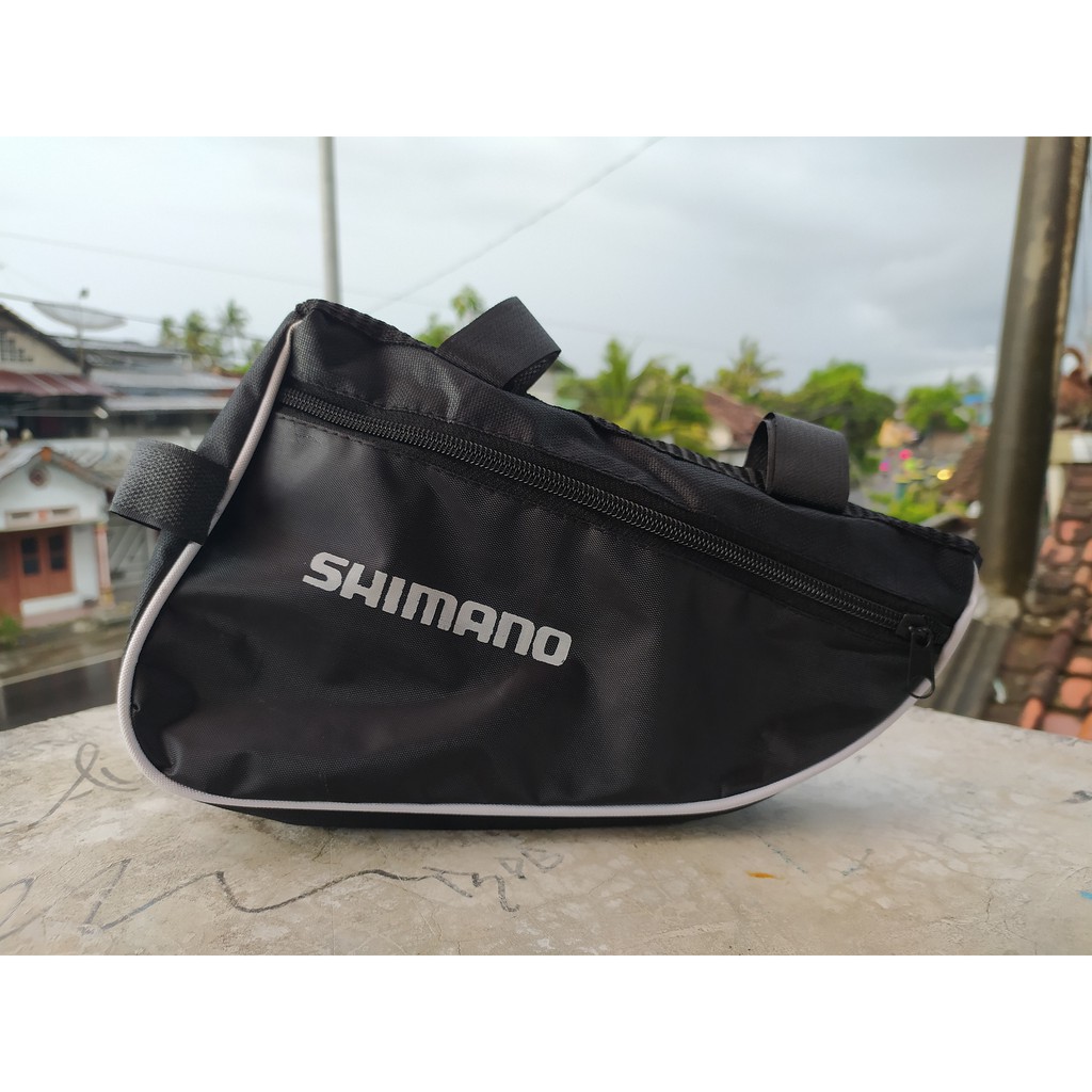 Tas Sepeda Segitiga Shimano Frame Sepeda MTB Touring Hybrid / Tas sepeda gunung / Tas frame sepeda