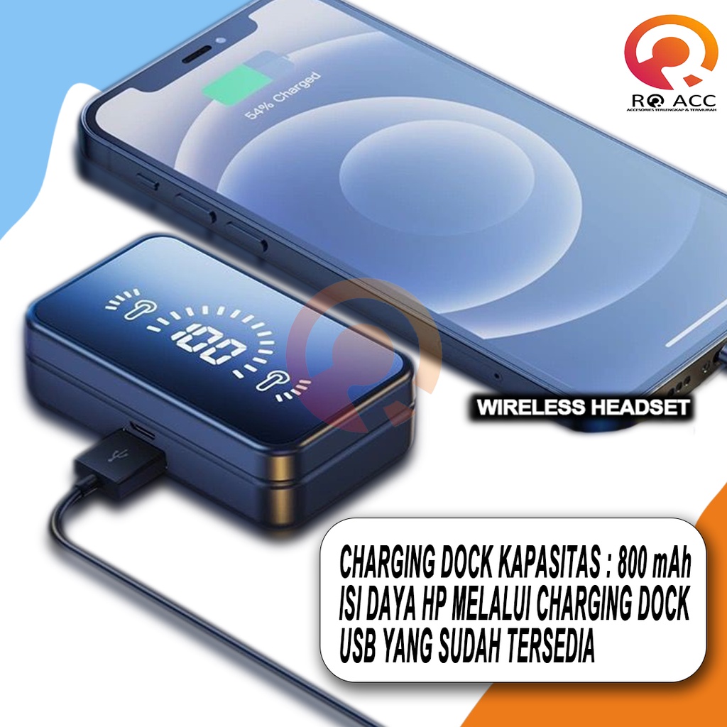 [RO ACC] NANVAN NVN-S20 BLUETOOTH HEADSET TWS MAGNETIC CHARGING CASE