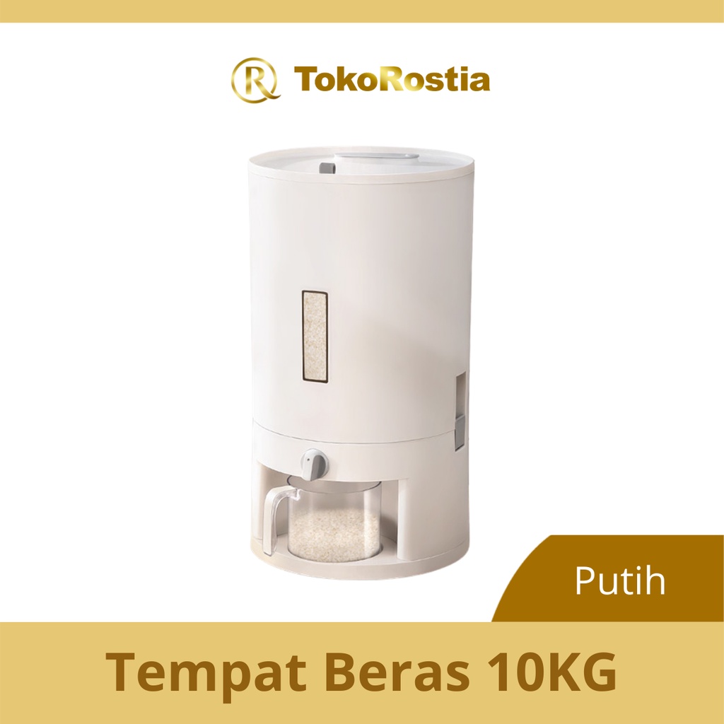 Rice Dispenser Tempat Penyimpanan Kontainer Container Beras 10 KG N34